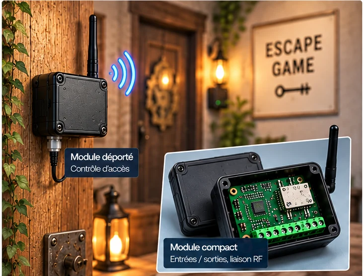 Mini-automates radio pour Escape Games